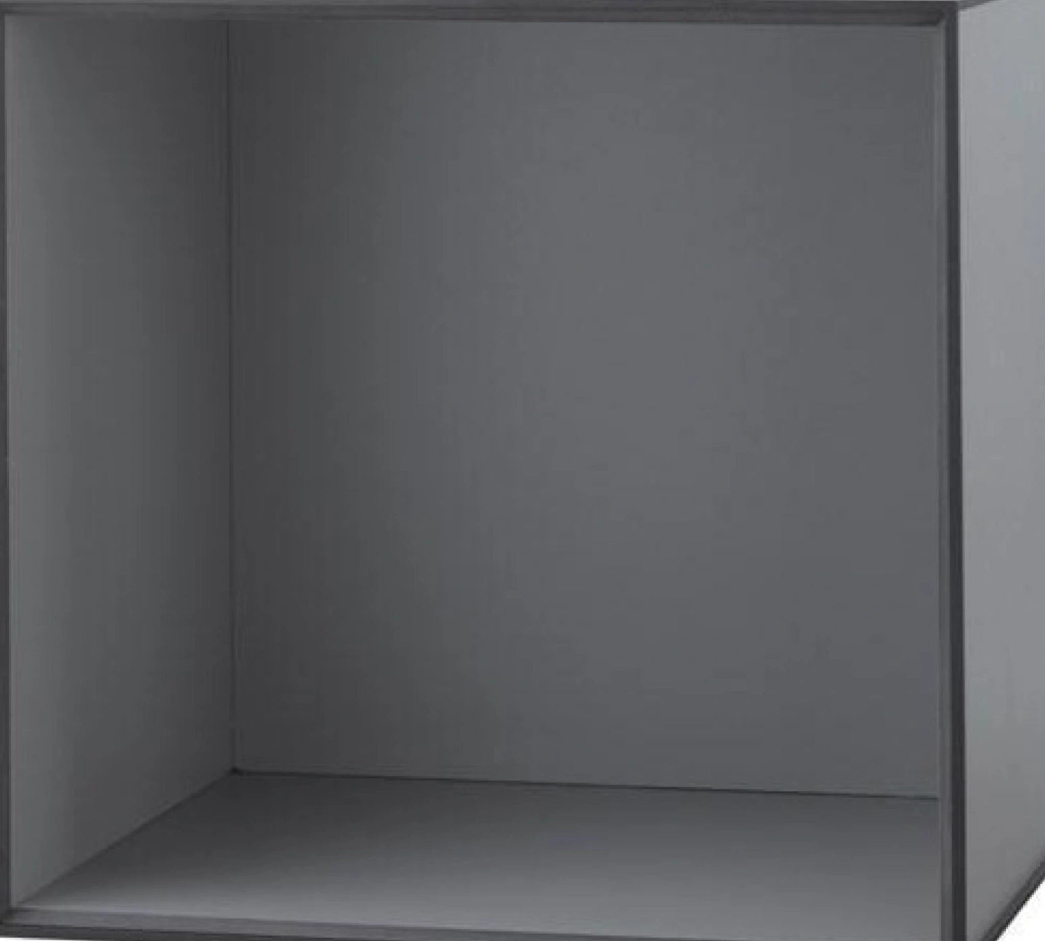 Audo Copenhagen Frame 49 shelf module, dark grey