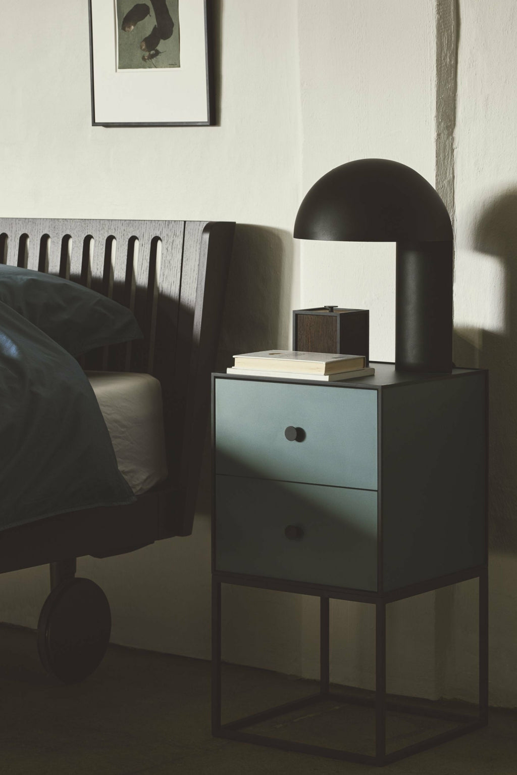 Audo Copenhagen Frame 35 module with two drawers, light grey