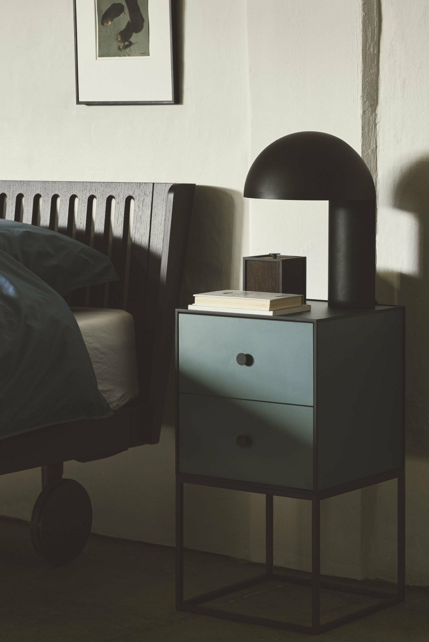 Audo Copenhagen Frame 35 module with two drawers, light grey