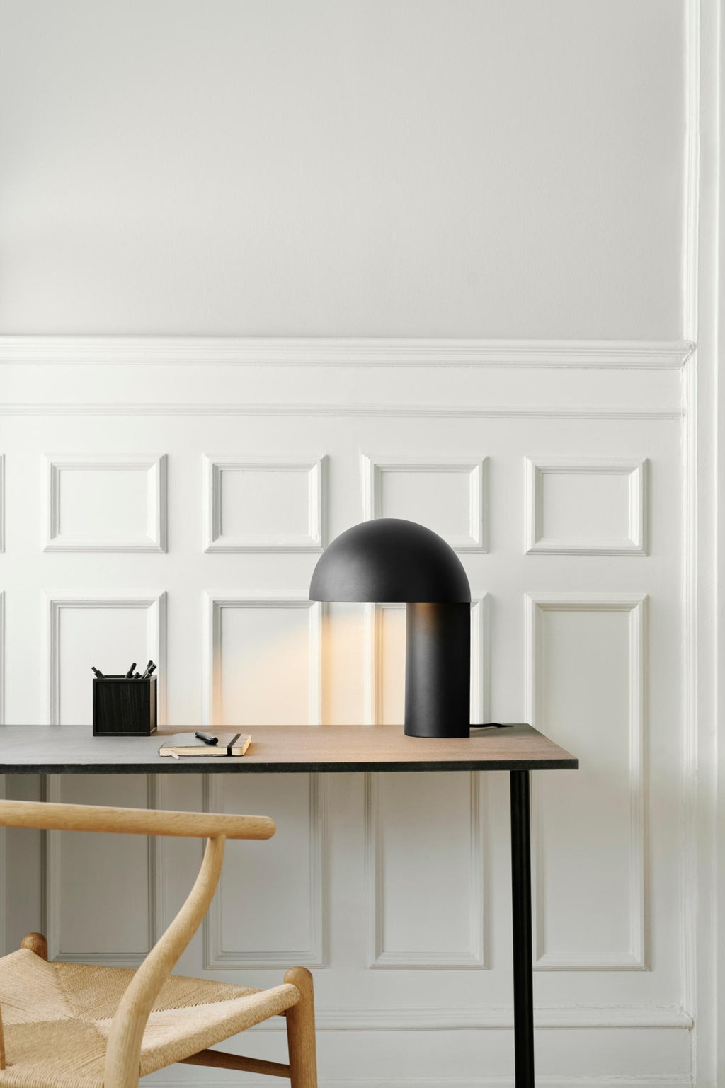 Gejst Leery Table Lamp 40cm — Black Minimalist By Kasper Friis Egelund