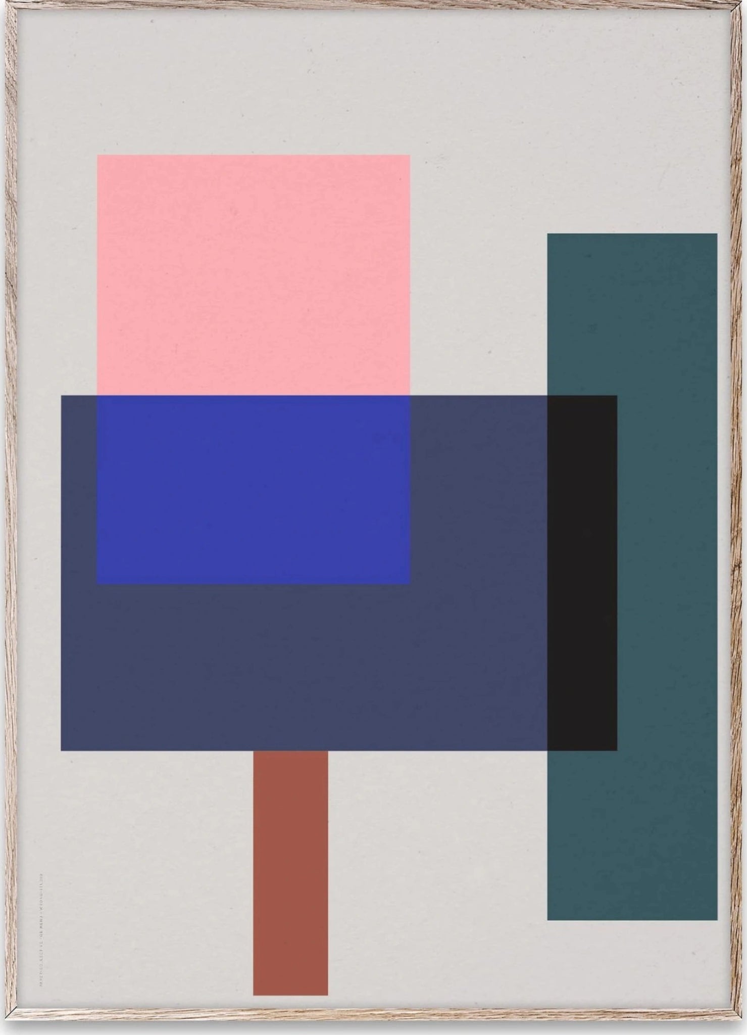 Paper Collective Wrong Geometry 02 Poster, 50x70 Cm