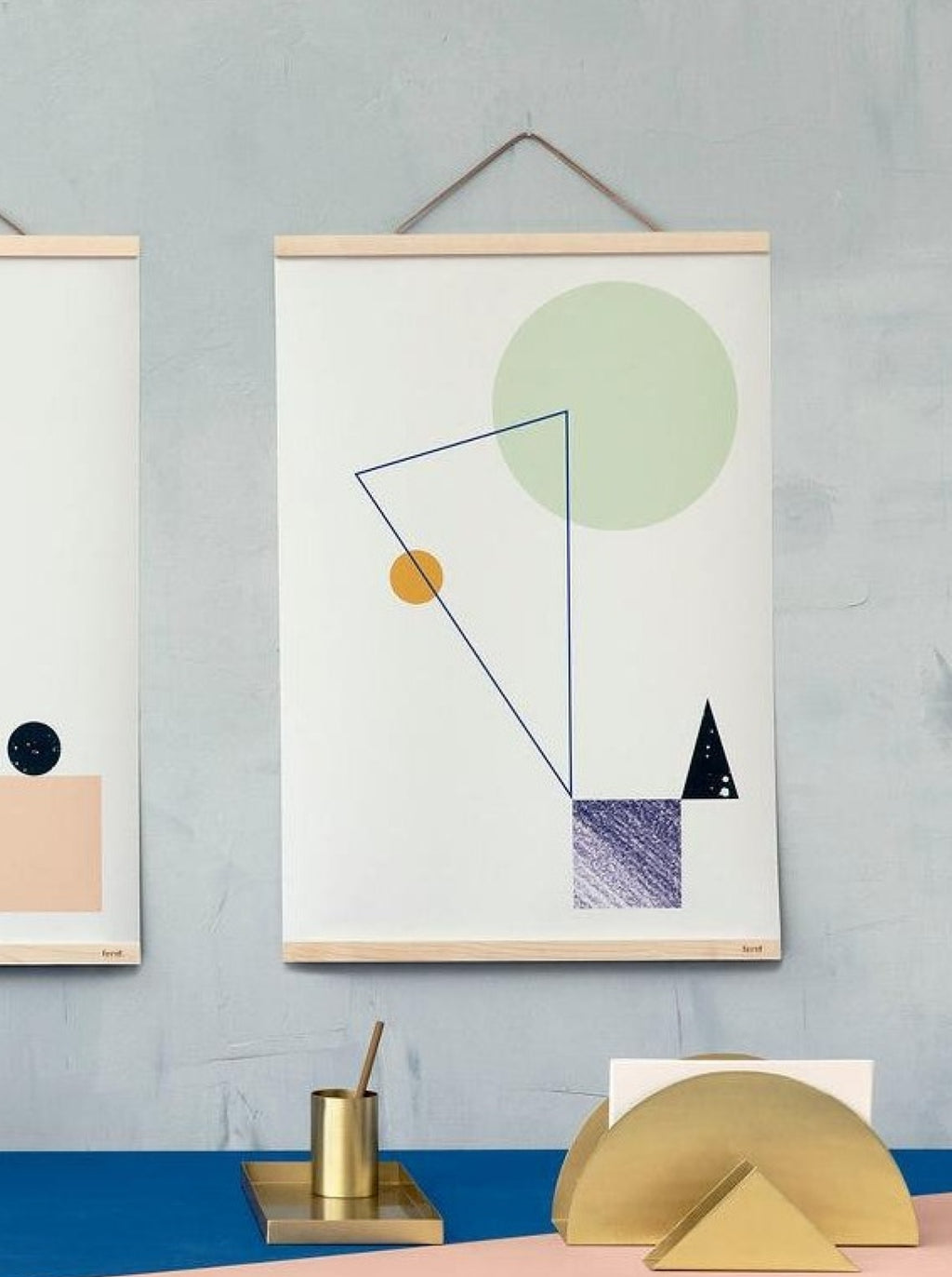 Ferm Living Pen Holder Brass, ø6cm