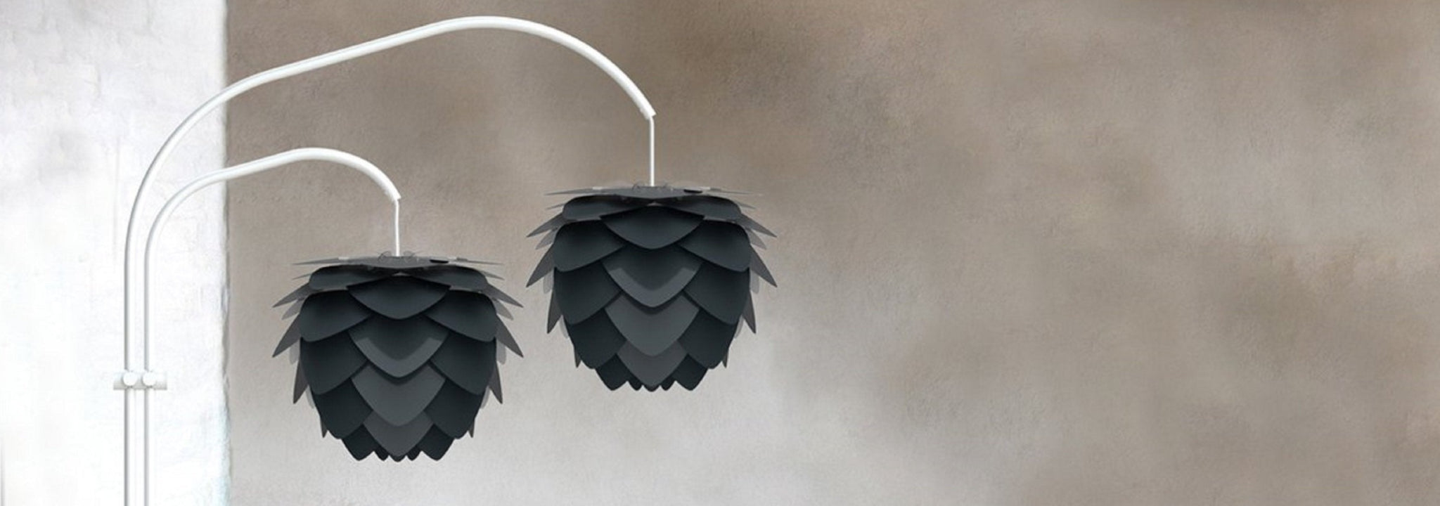 Umage Vita Willow Double Floor Lamp Stand White, 123 Cm