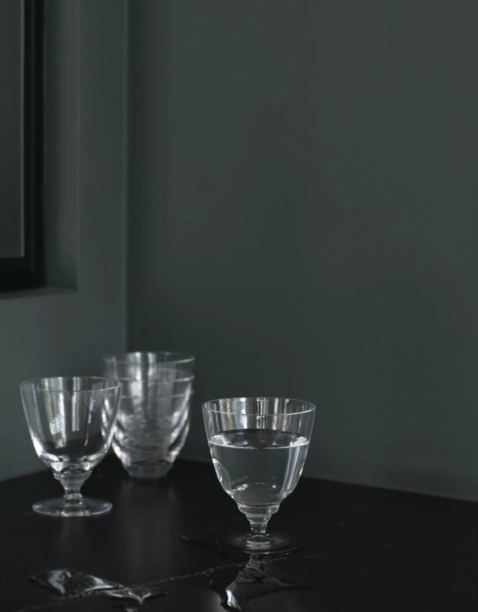 Holmegaard Flow Water Glass, Clear