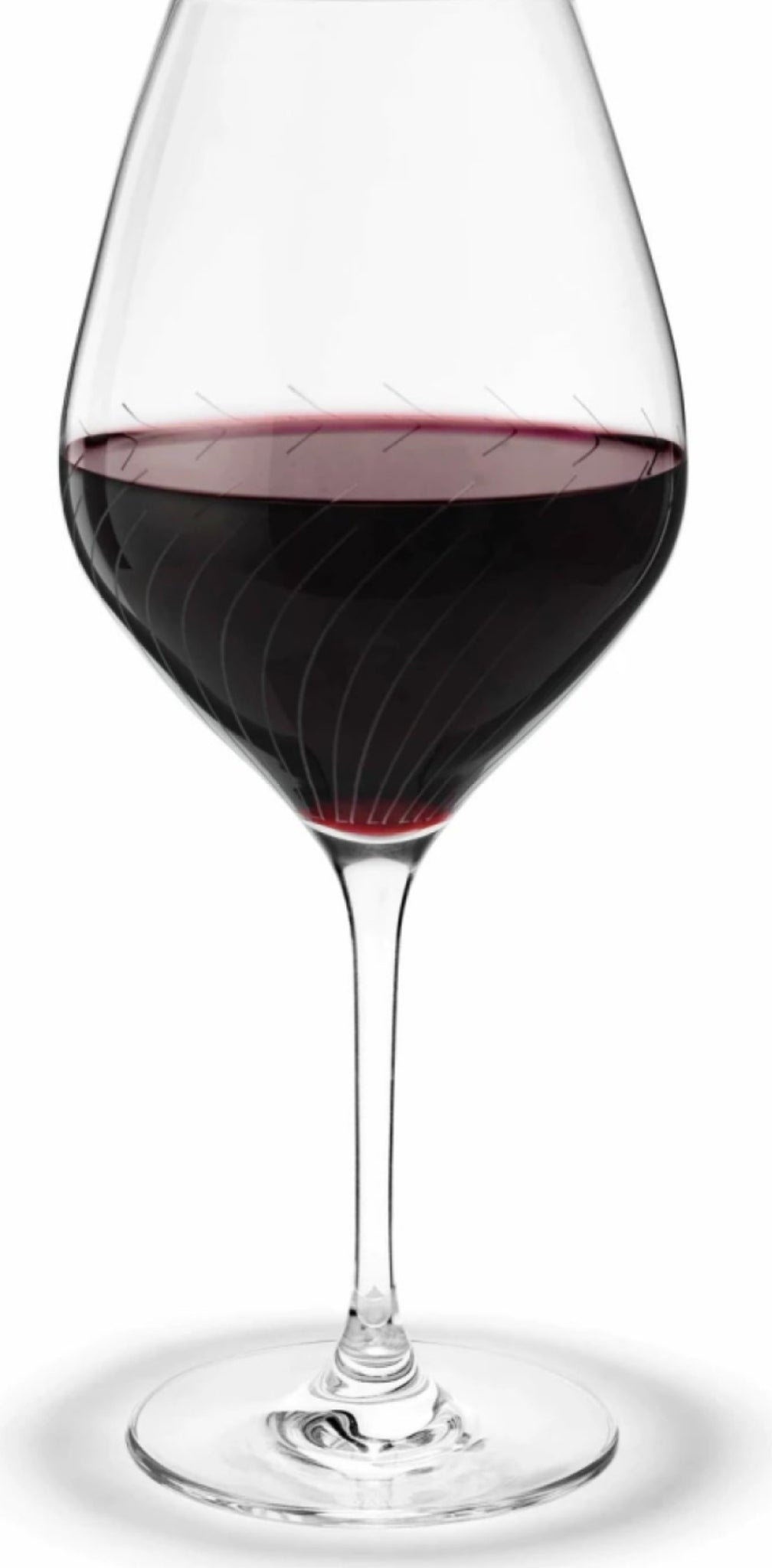 Holmegaard Cabernet Lines Burgundy Glass, 2 Pcs.