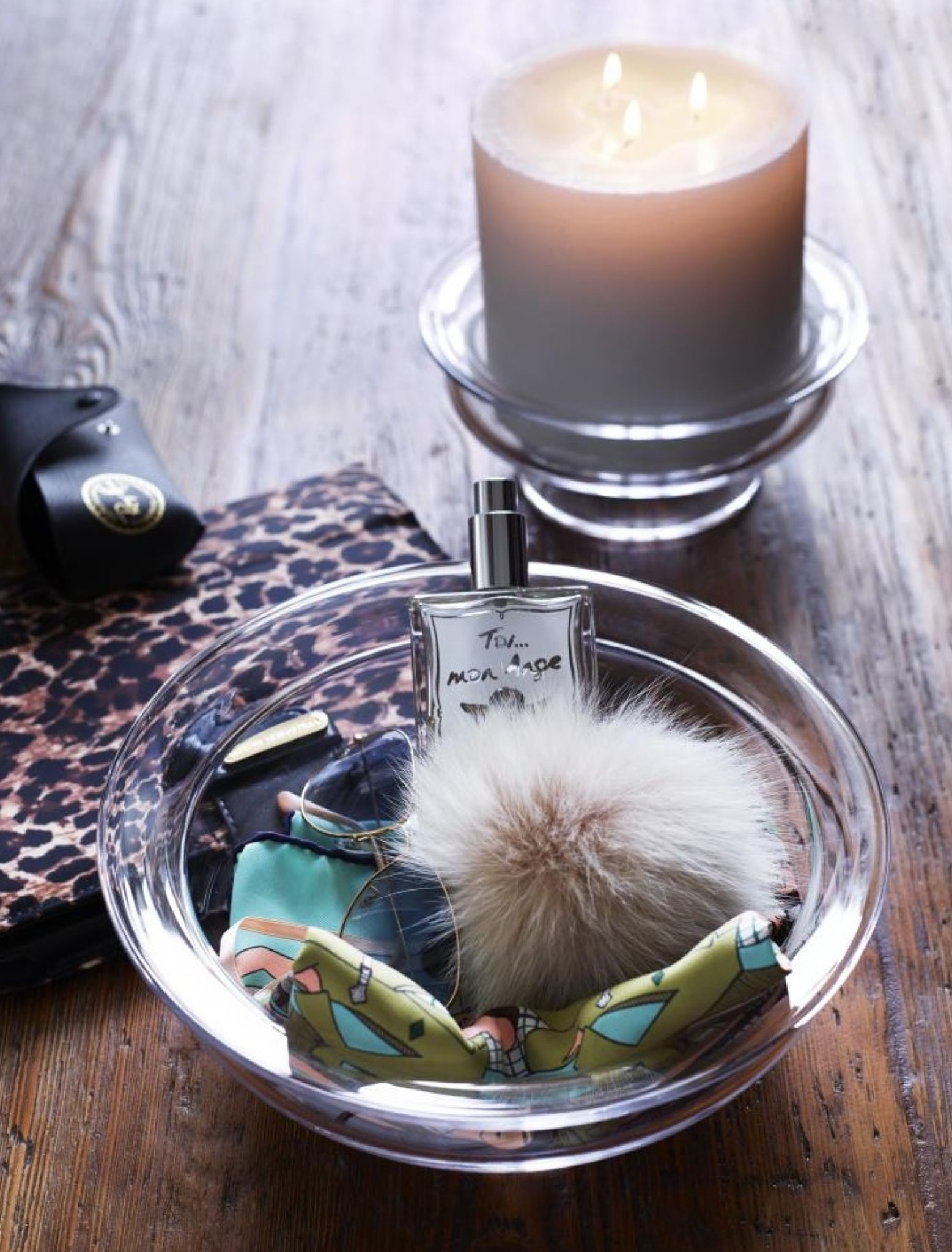 Holmegaard Old English, Flower Bowl, 25 Cm