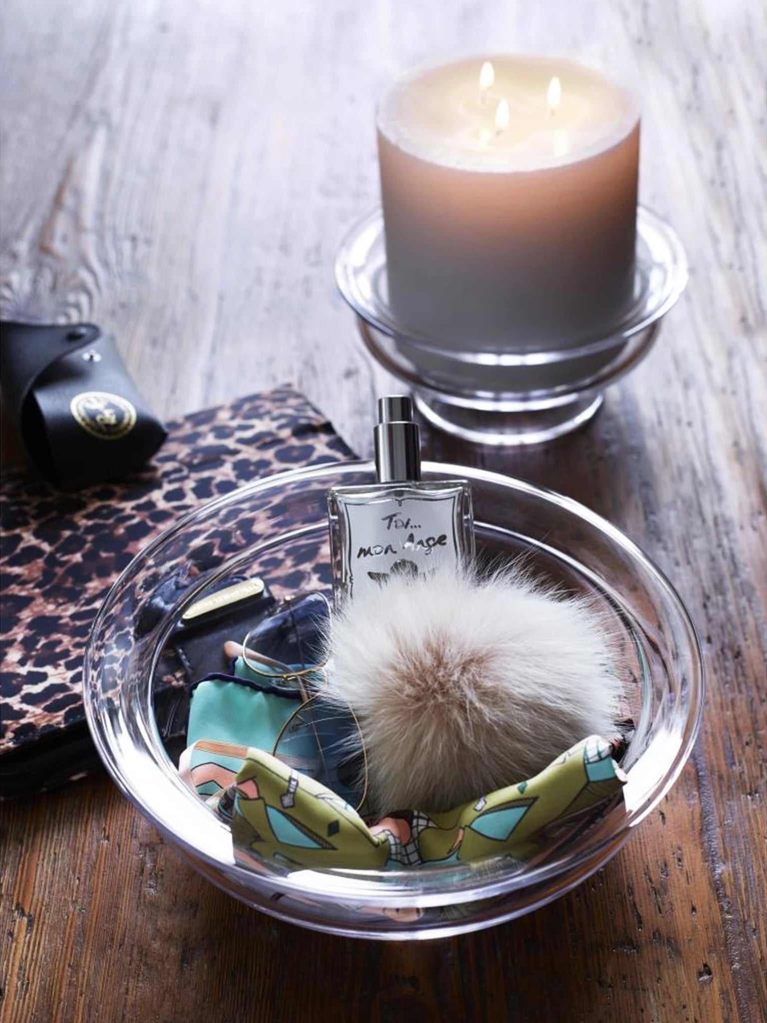 Holmegaard Old English, Flower Bowl, 25 Cm