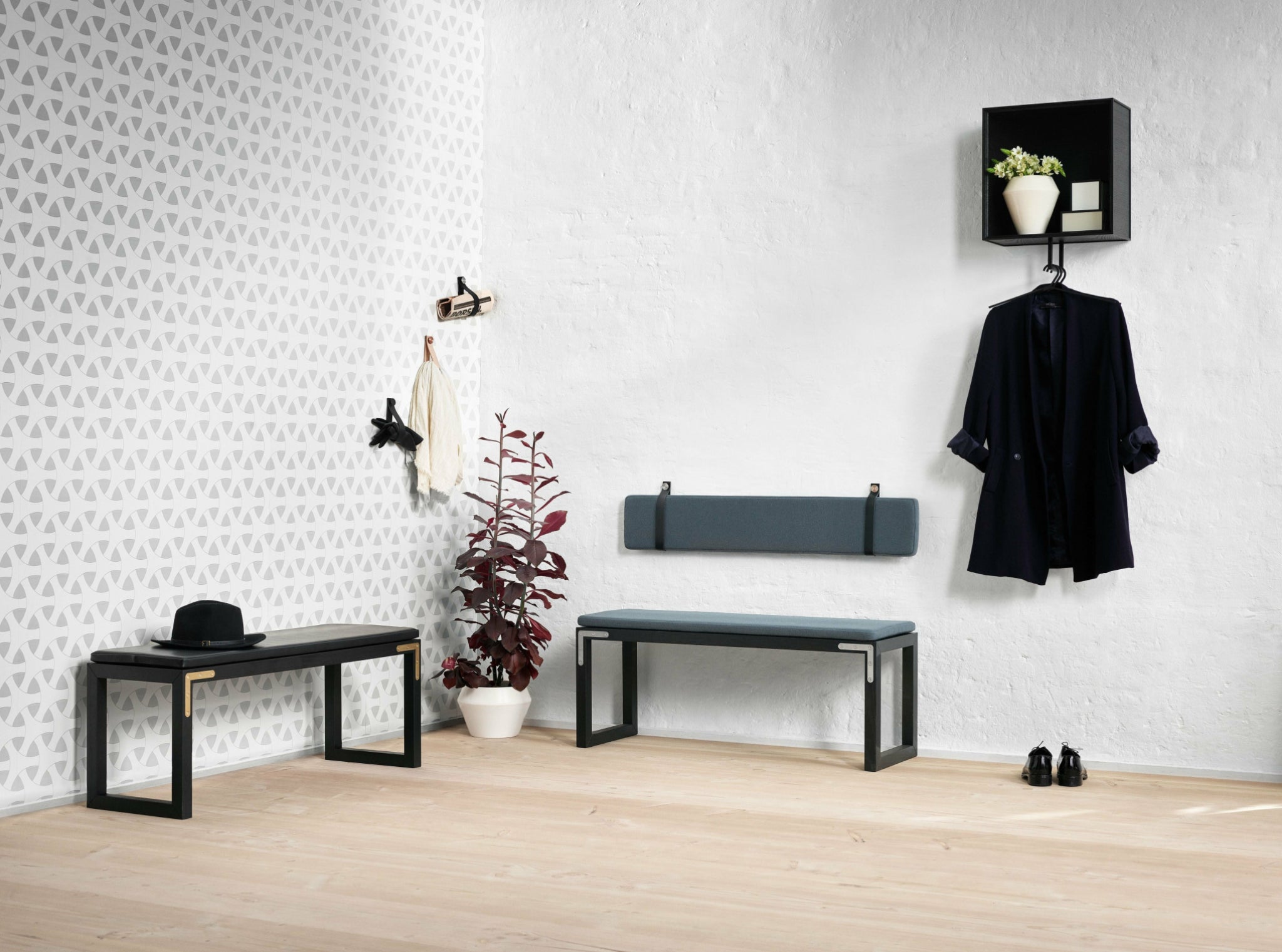 Audo Copenhagen Stropp For Conekt Bank Brass, 2 Pcs.