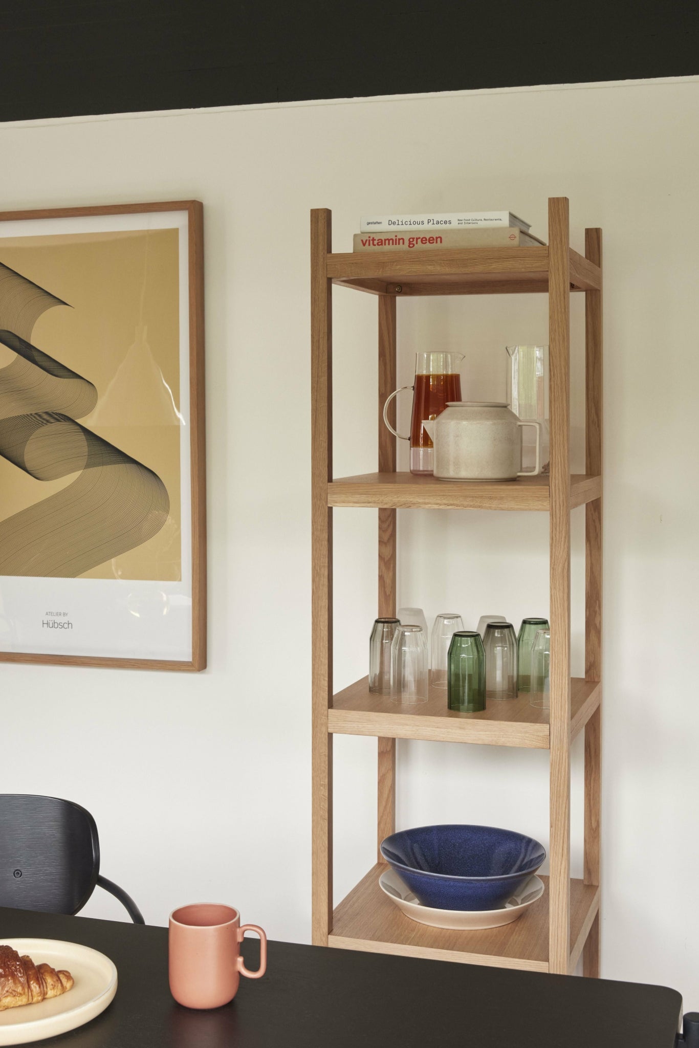 Elegant Hübsch Aster Clear Drinking Glass - Handmade Textured Design