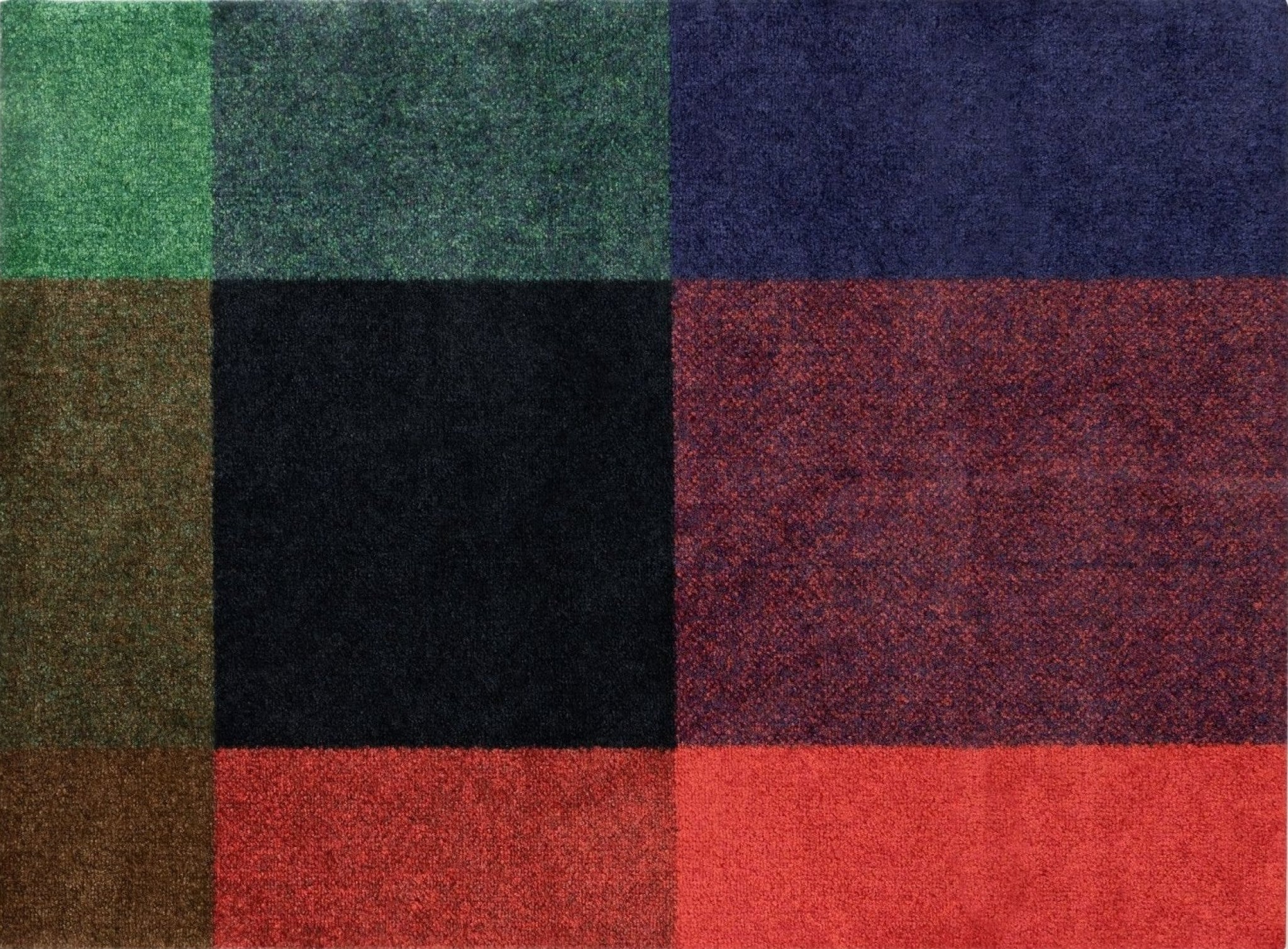 Heymat Mix Gem Doormat 85x115 cm - Recycled PET Light Beige/Pink/Green