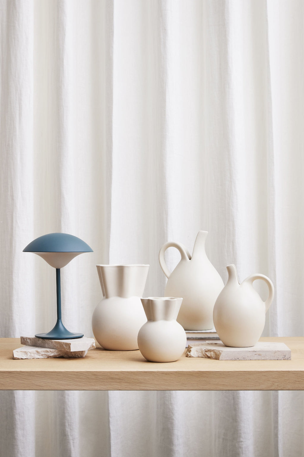 Spring Copenhagen Eclipse Table Lamp, Forest Green