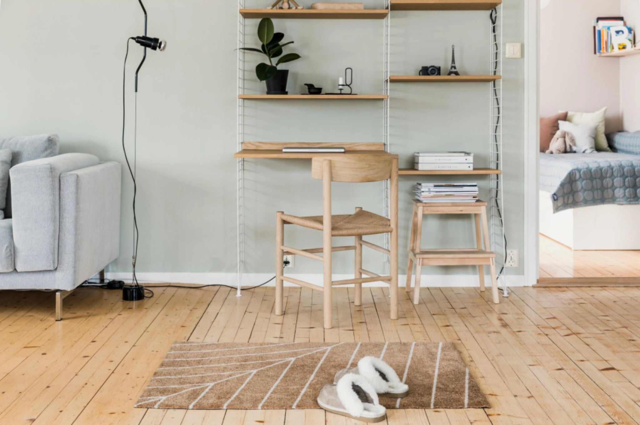 Heymat One Dawn Grey Doormat 150x85 cm – PET/Nitrile Non-Slip Mat