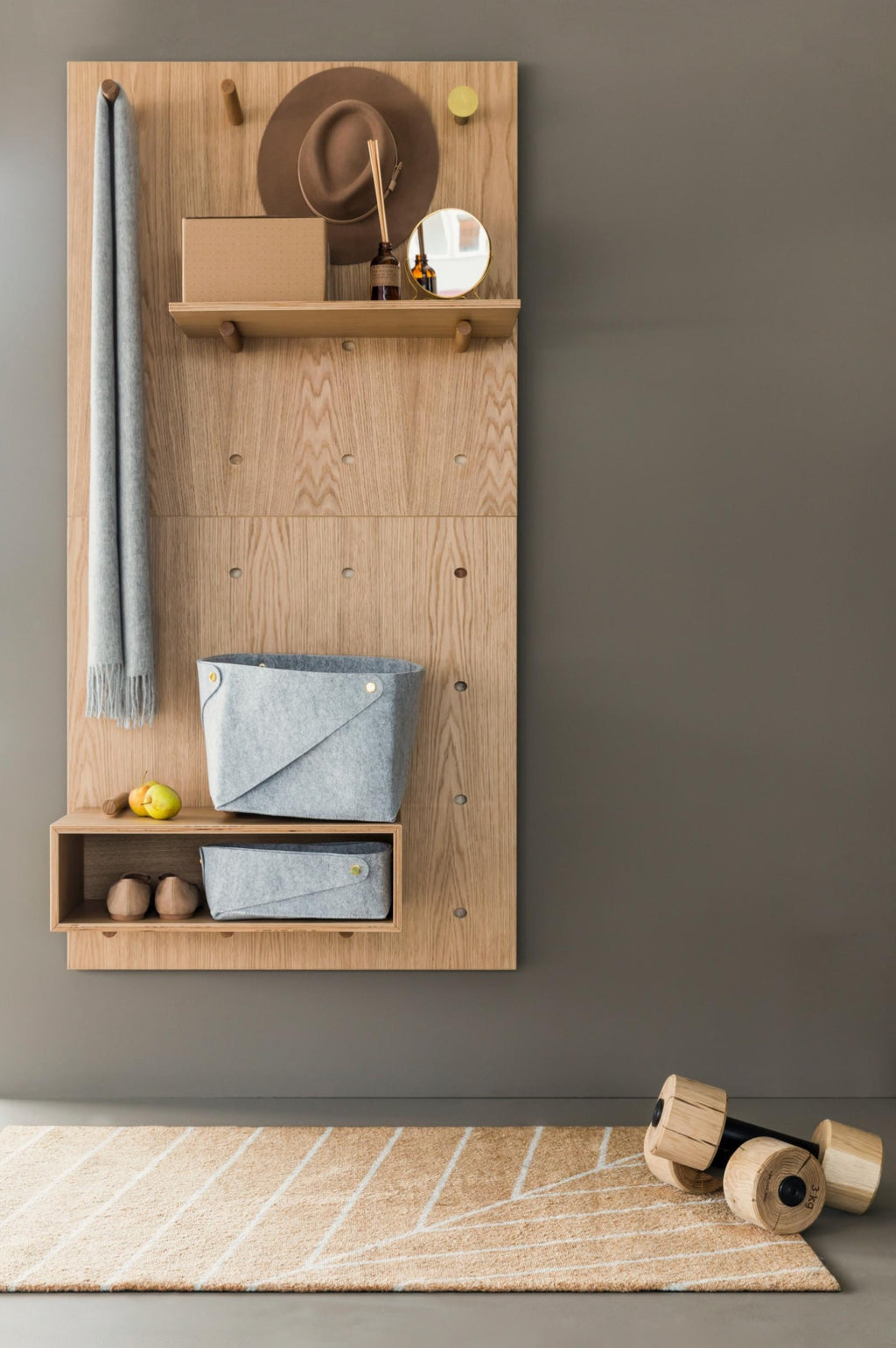 Heymat One Dawn Doormat 85×115 cm – Grey PET Surface with Nitrile Rubber