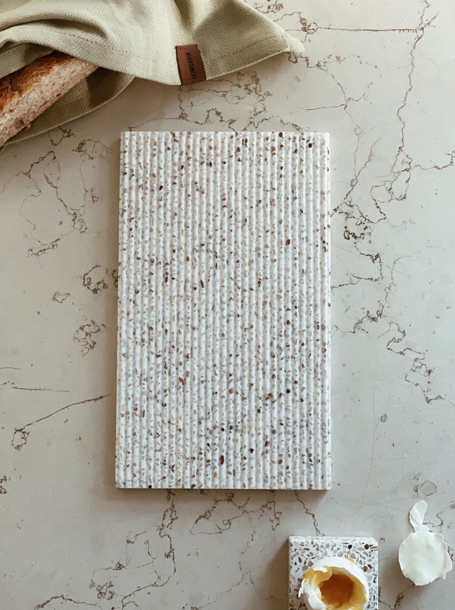 Humdakin Terrazzo Tray With Grooves