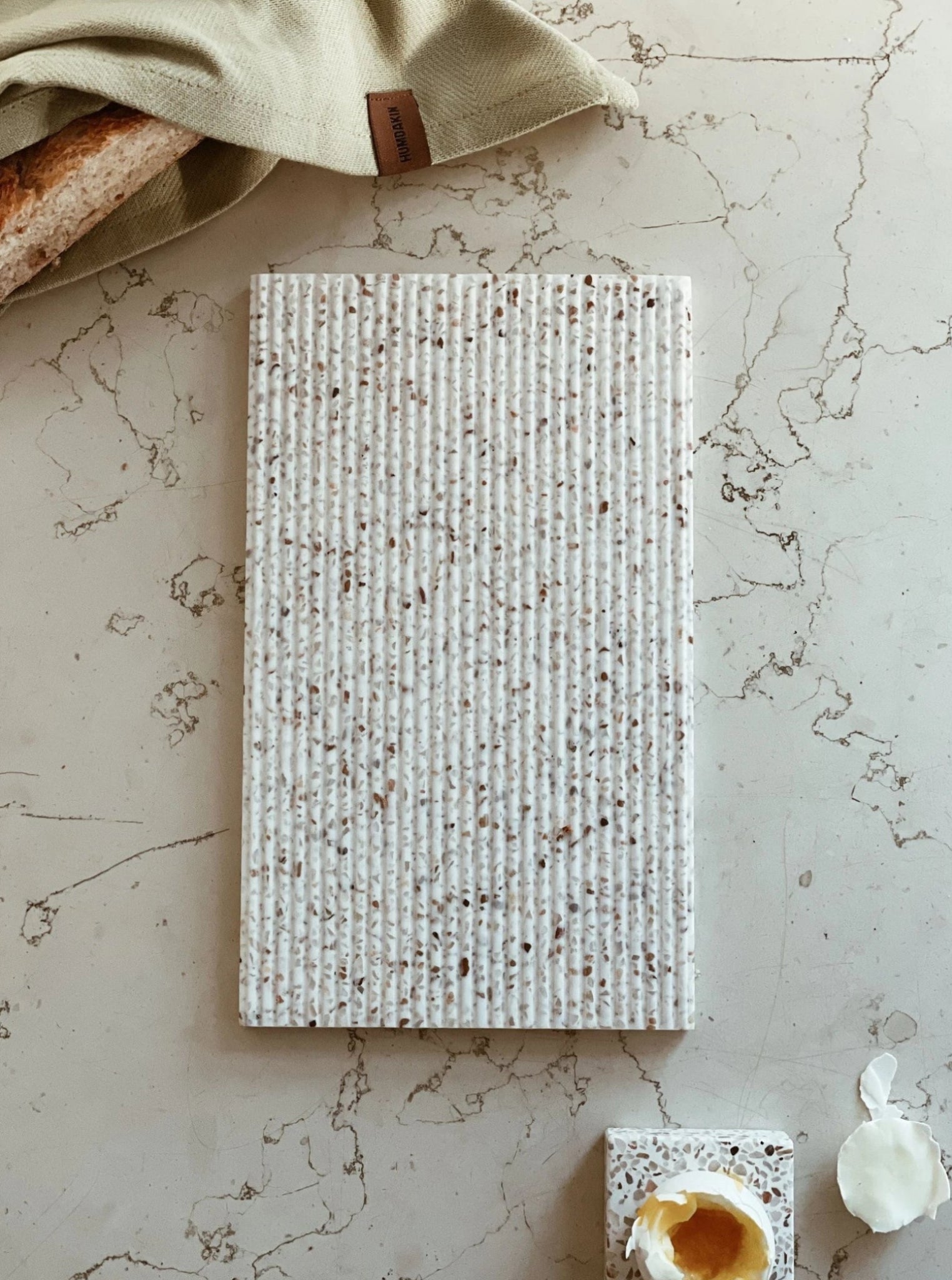 Humdakin Terrazzo Tray With Grooves