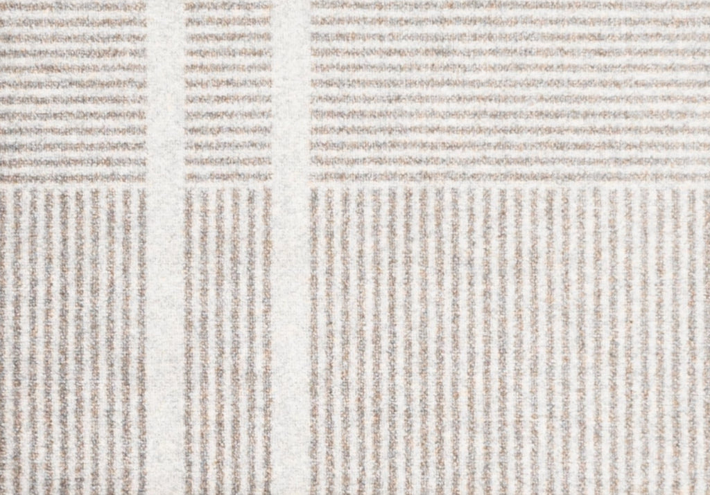 Heymat Løype Breezy Beige Doormat 85×150cm PET with Nitrile Rubber