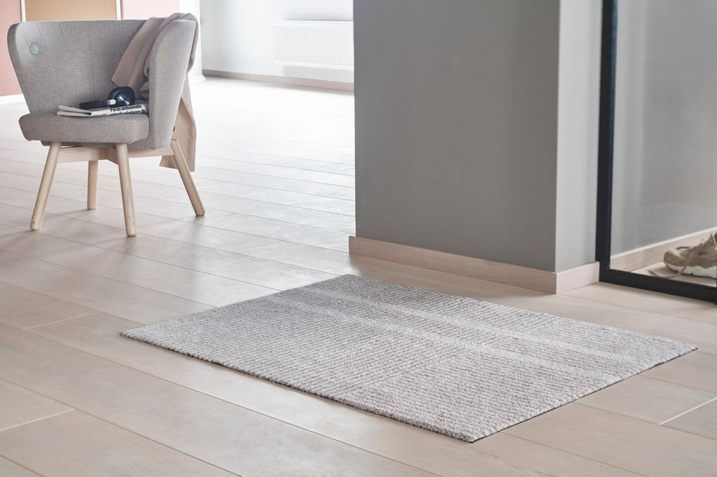 Heymat Løype Doormat Breezy Beige 85x60 cm – PET & Nitrile Rubber