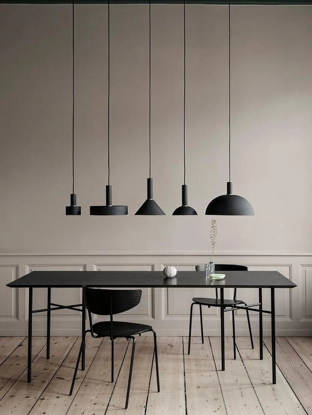 Ferm Living Cone Lampshade, Black