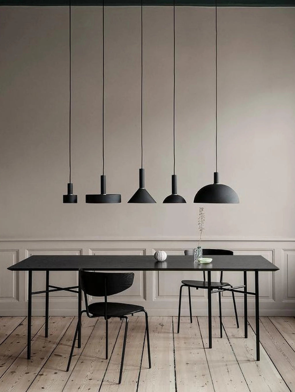 Ferm Living Dome Lampshade, Black