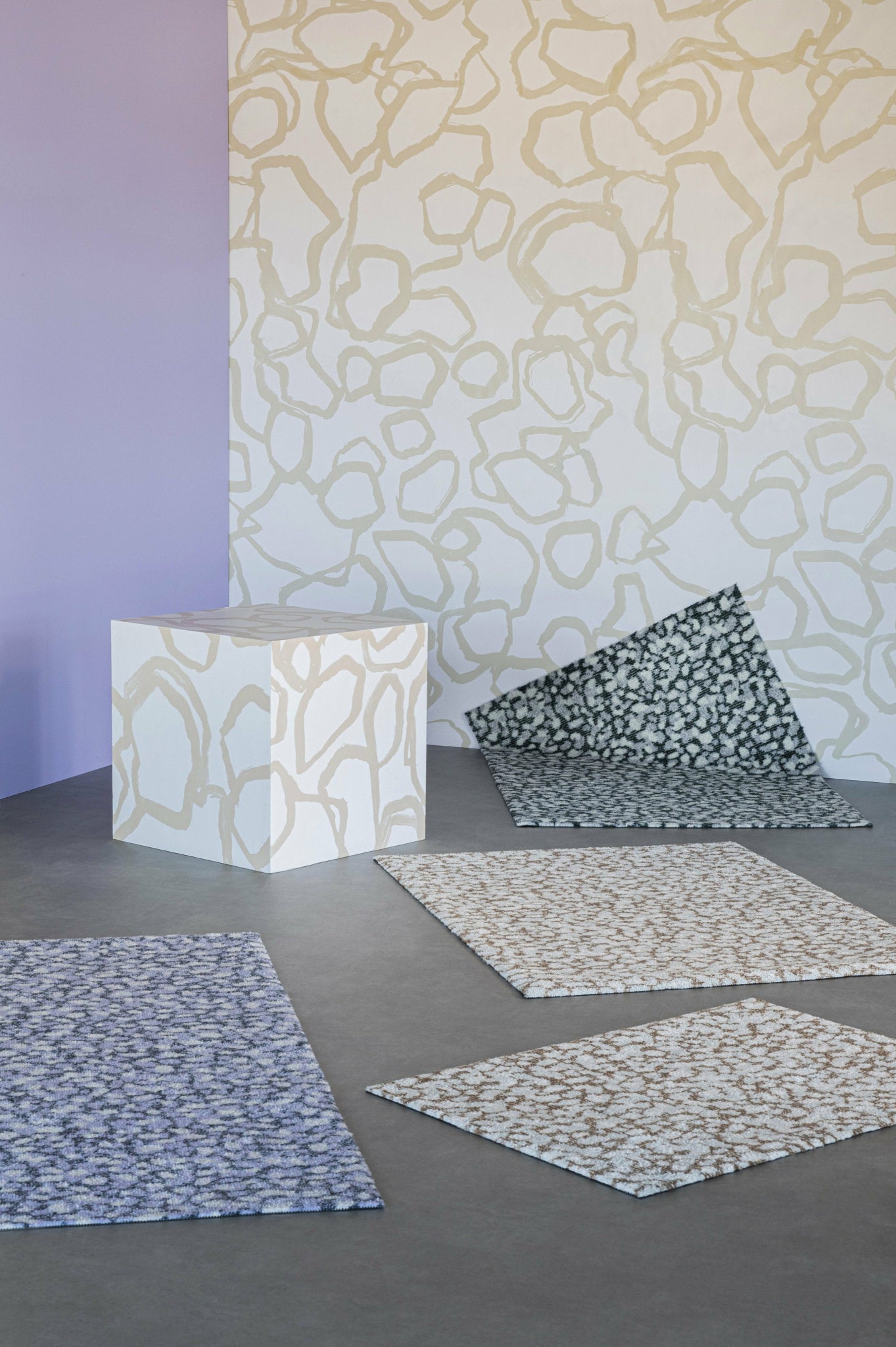 Heymat Doormat Grain Amethyst, 60x85cm