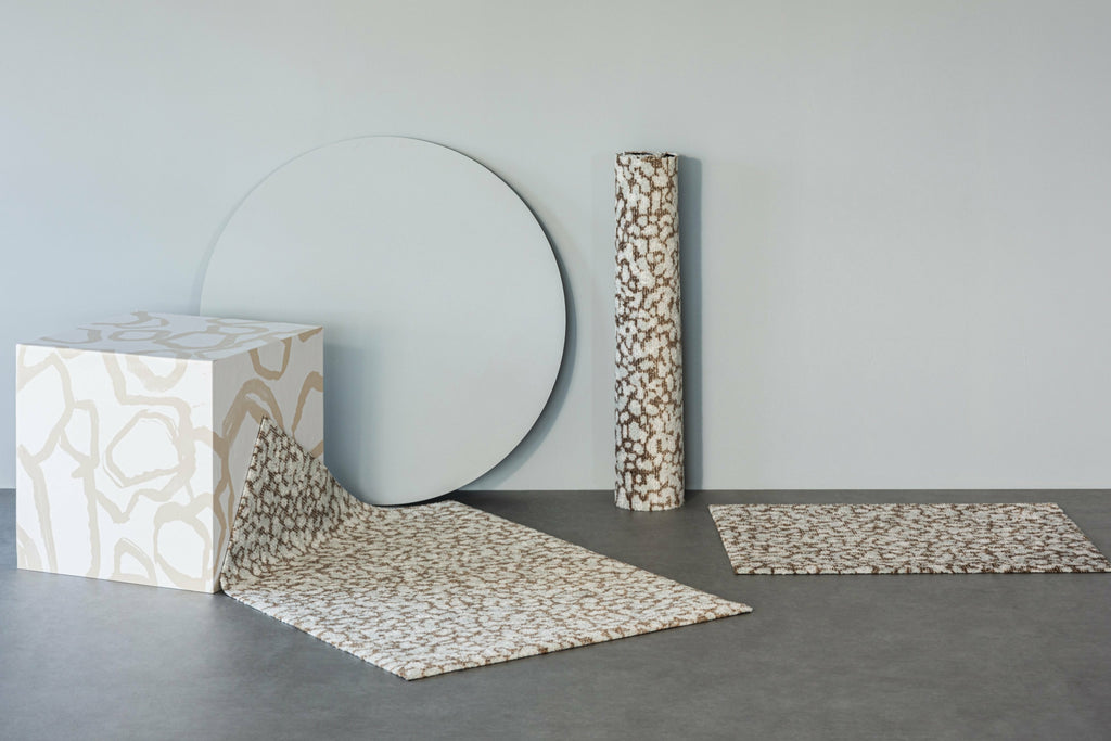 Heymat Grain Doormat Sandstone 100x100 cm Yellow – PET & Nitrile Rubber