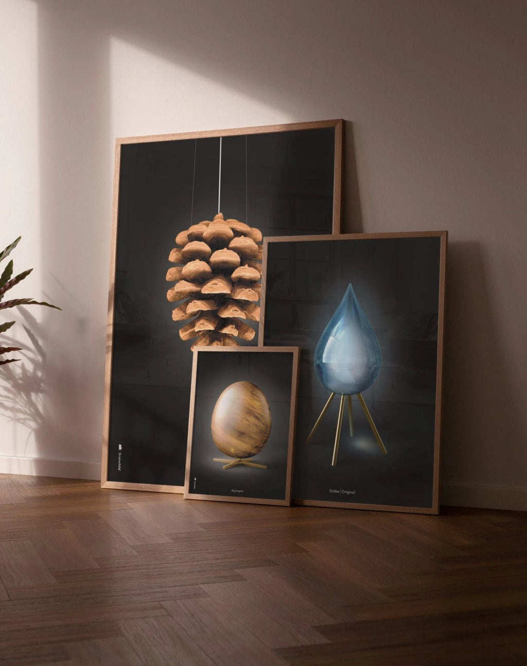 Brainchild Drop Classic Poster Without Frame A5, Black Background