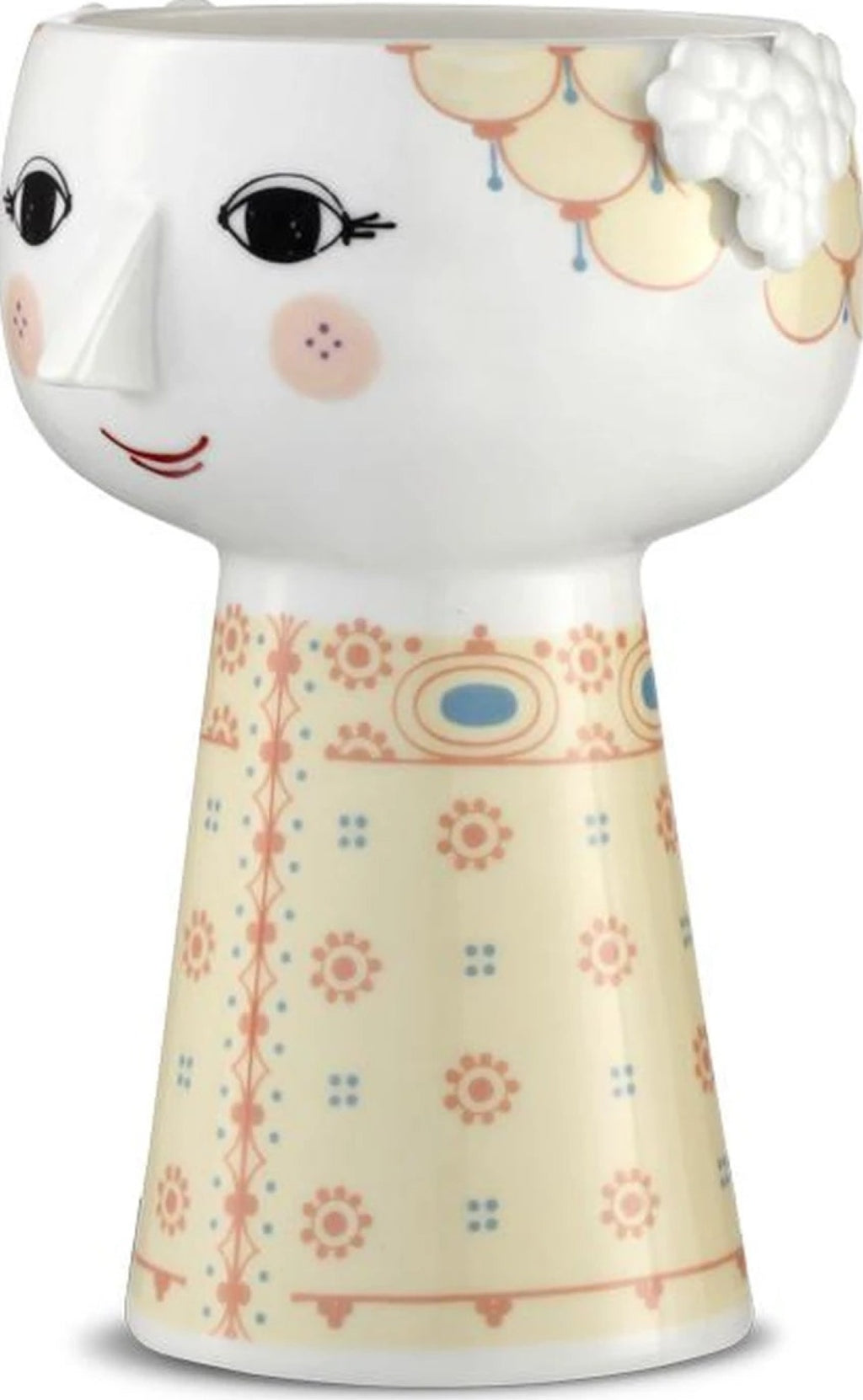 Bjørn Wiinblad Eva Vase, Soft Yellow