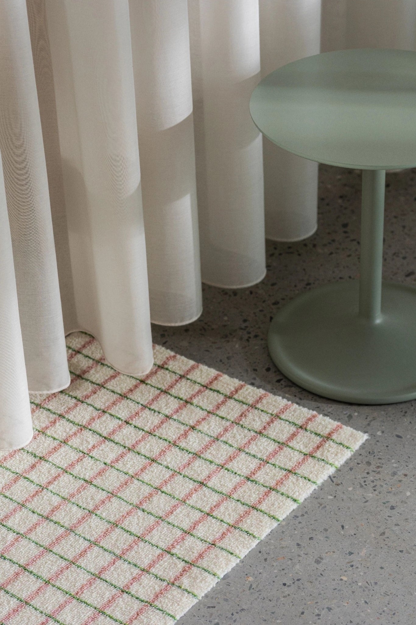 Heymat Doormat Grid Doormat Lime Candycane, 85x115 Cm