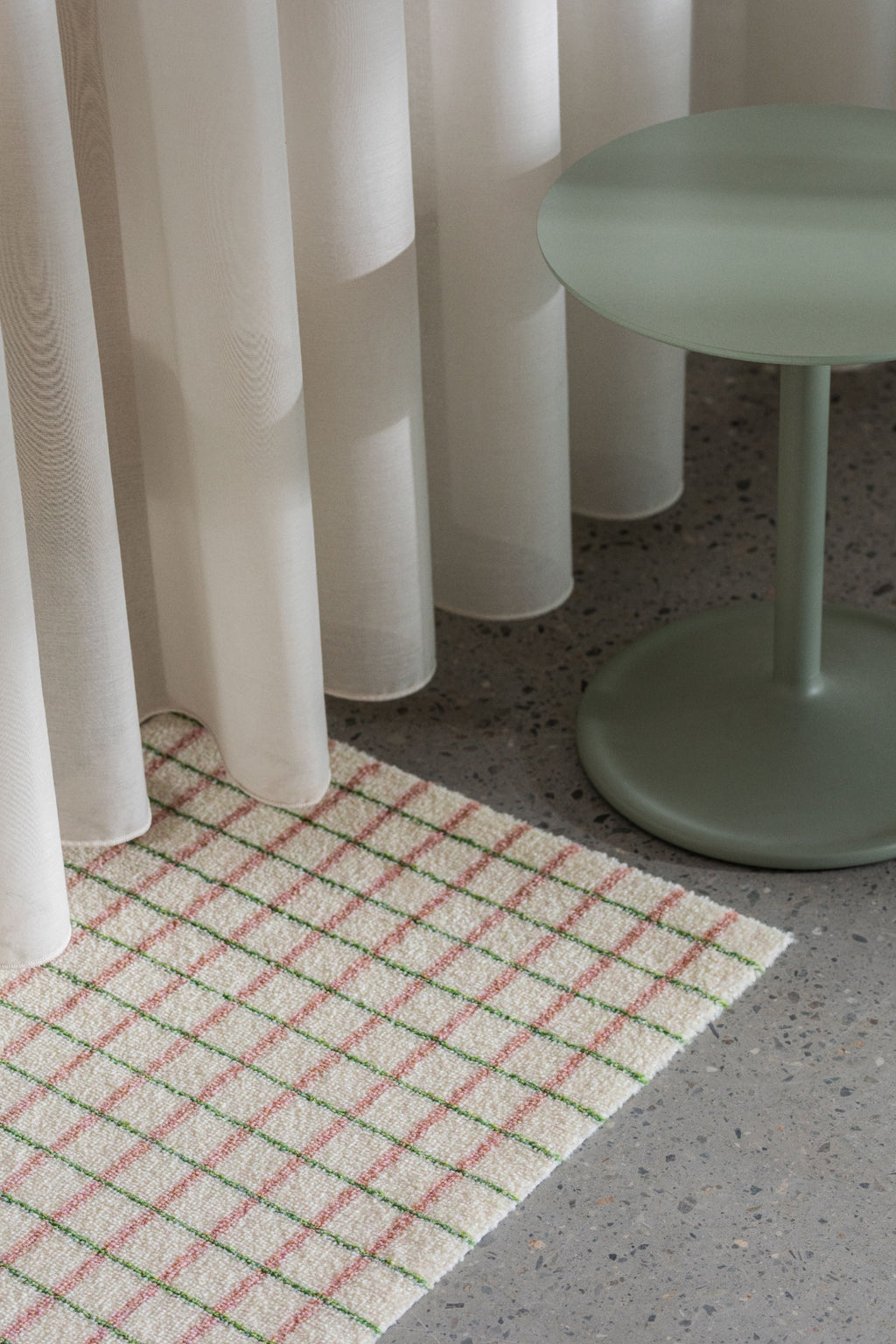 Heymat Doormat Grid Doormat Lime Candycane, 85x115 Cm