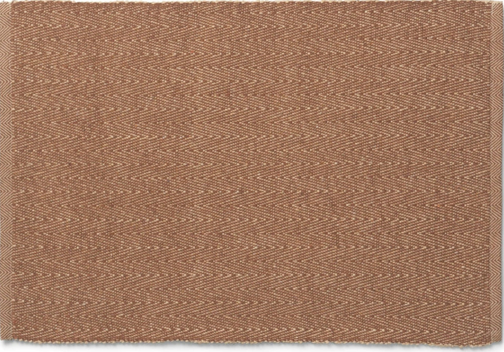 Lyngby Porcelæn Herringbone placemat 43x30 cm, brown