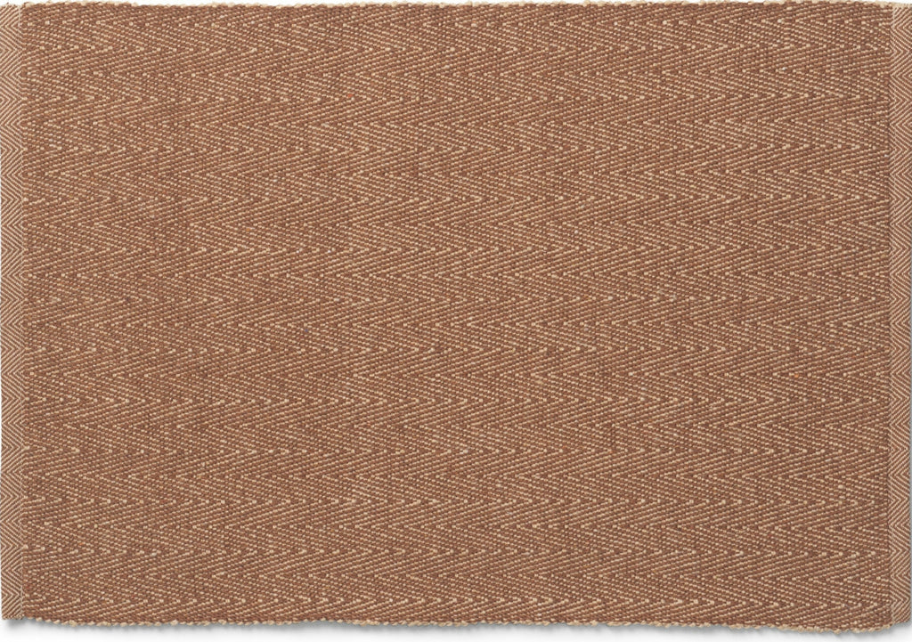 Lyngby Porcelæn Herringbone placemat 43x30 cm, brown