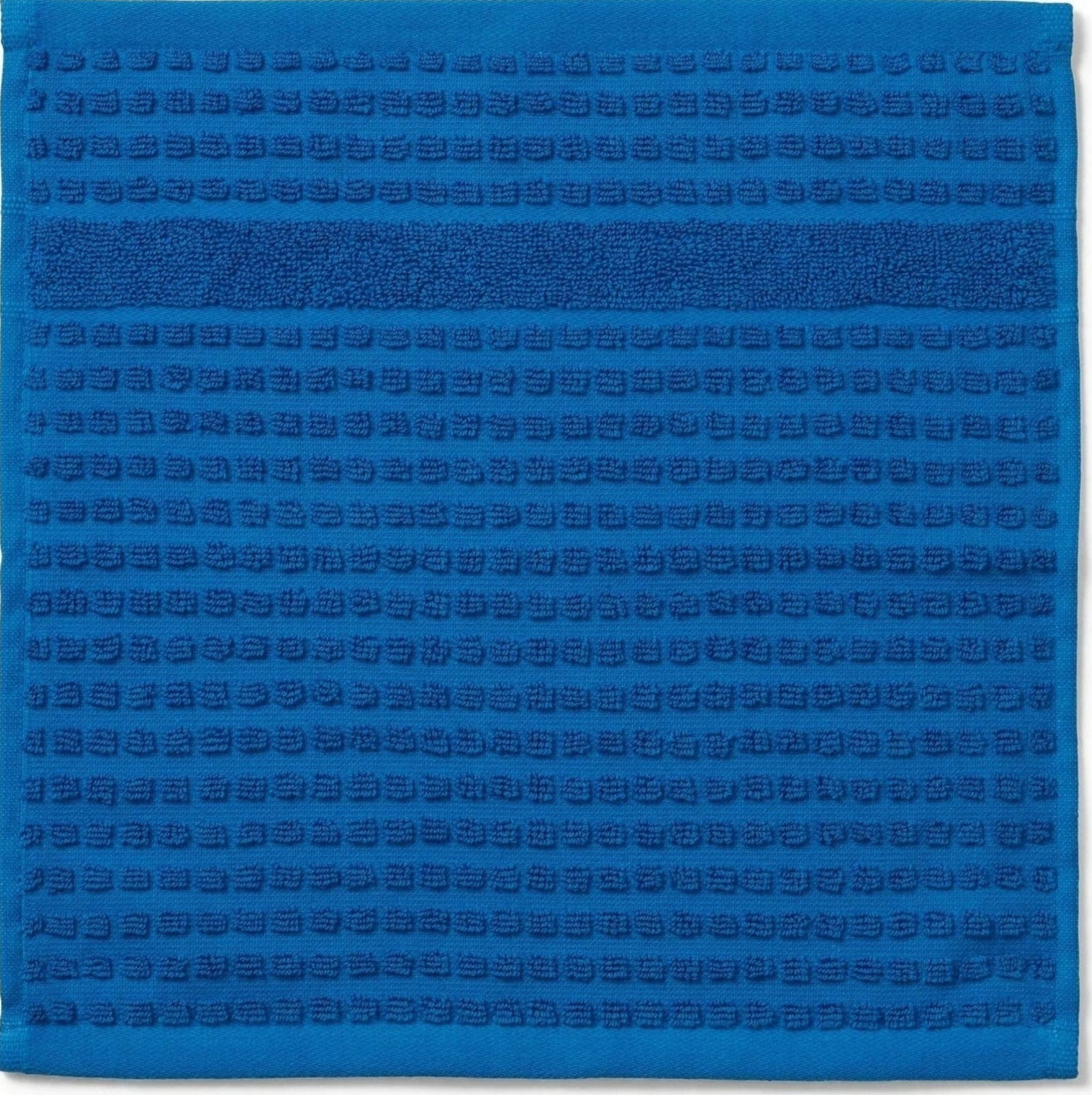 Juna Check washcloth 30x30 cm, blue