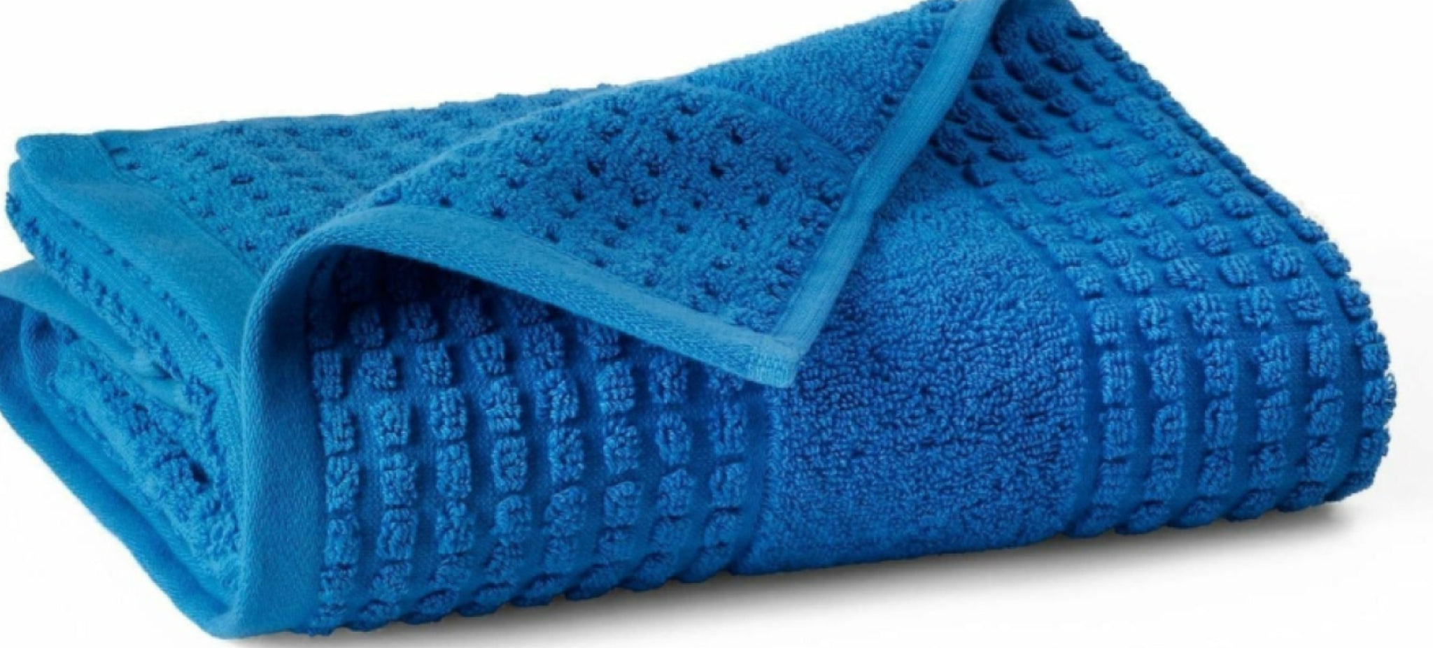 Juna Check towel 50x100 cm, blue