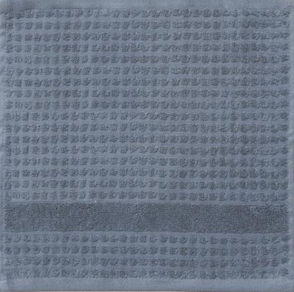 Juna Check Washcloth Dark Blue, 30x30 Cm