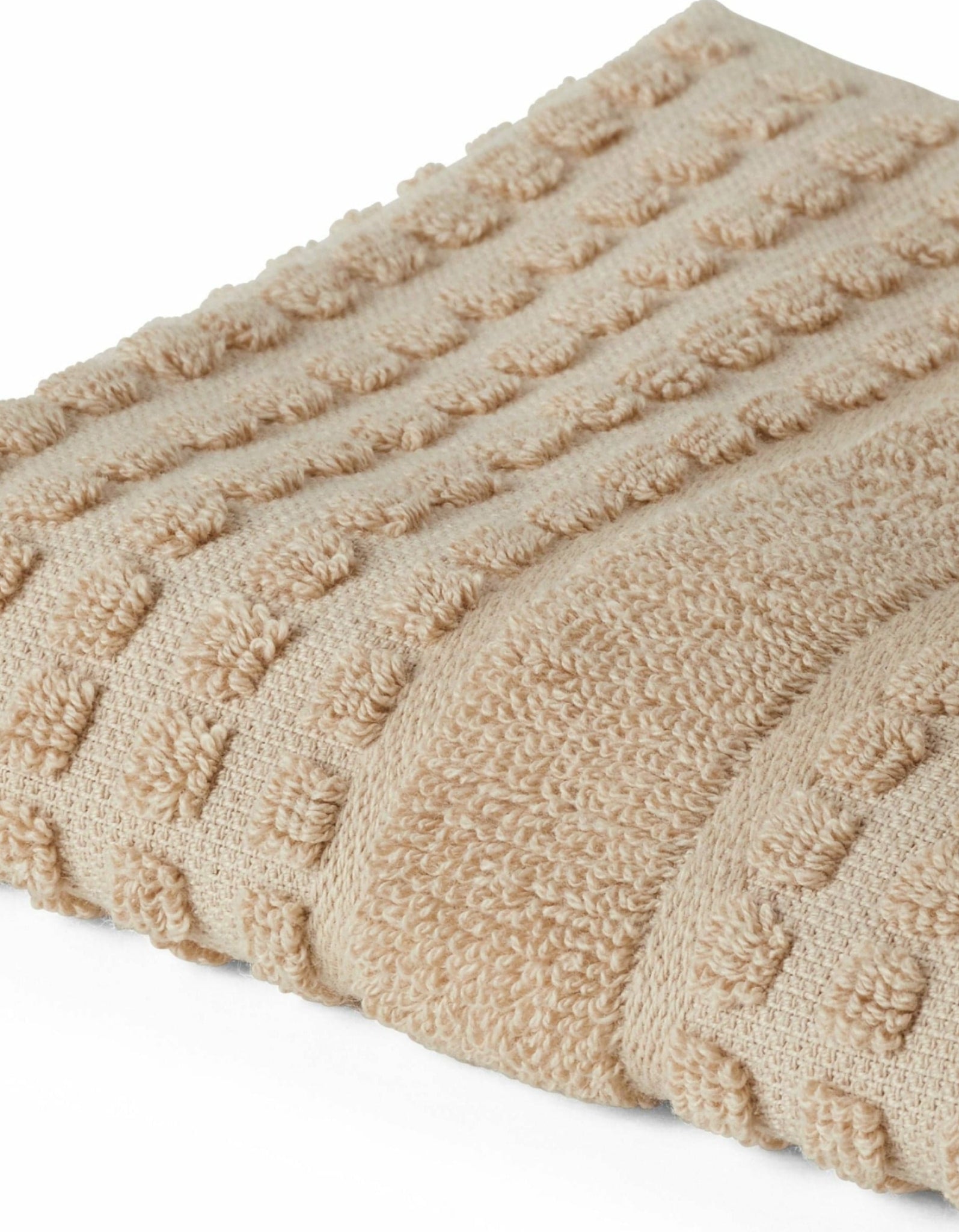 Juna Check Washcloth 30x30 Cm, Sand