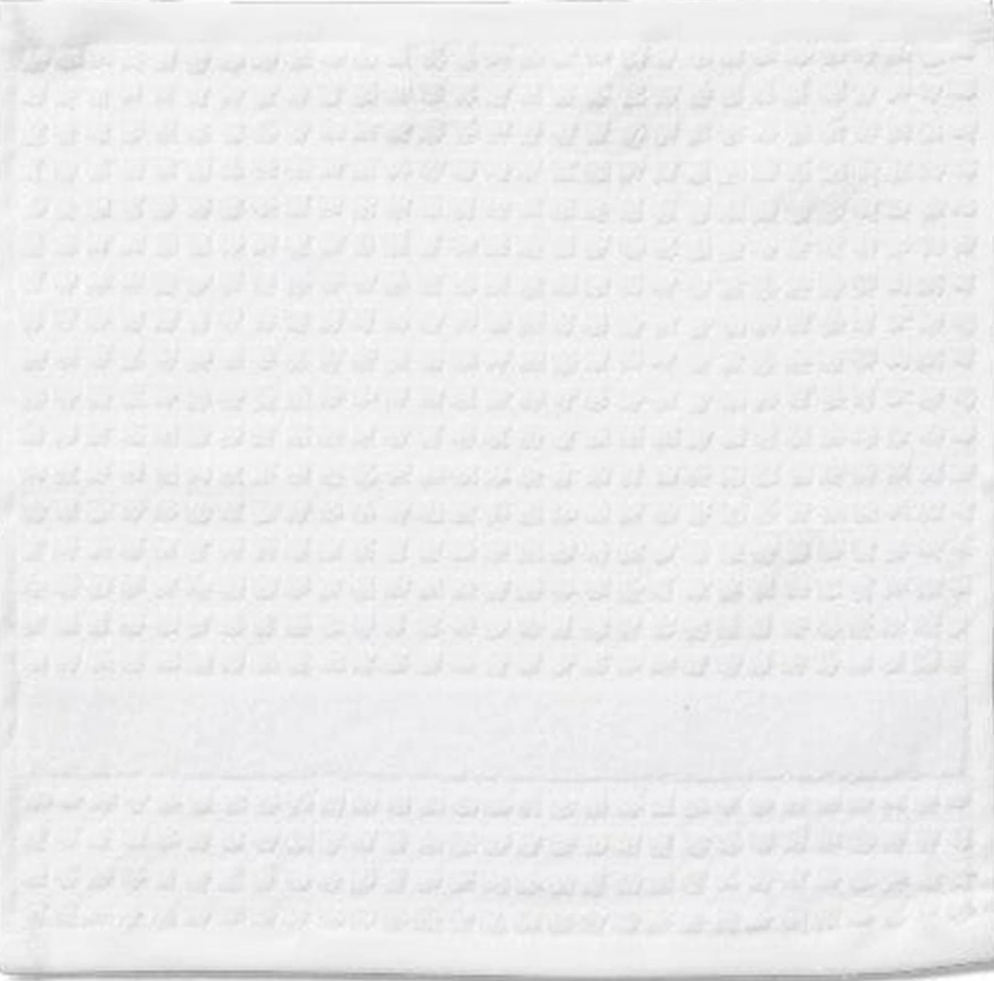 Juna Check washcloth white, 30x30 cm