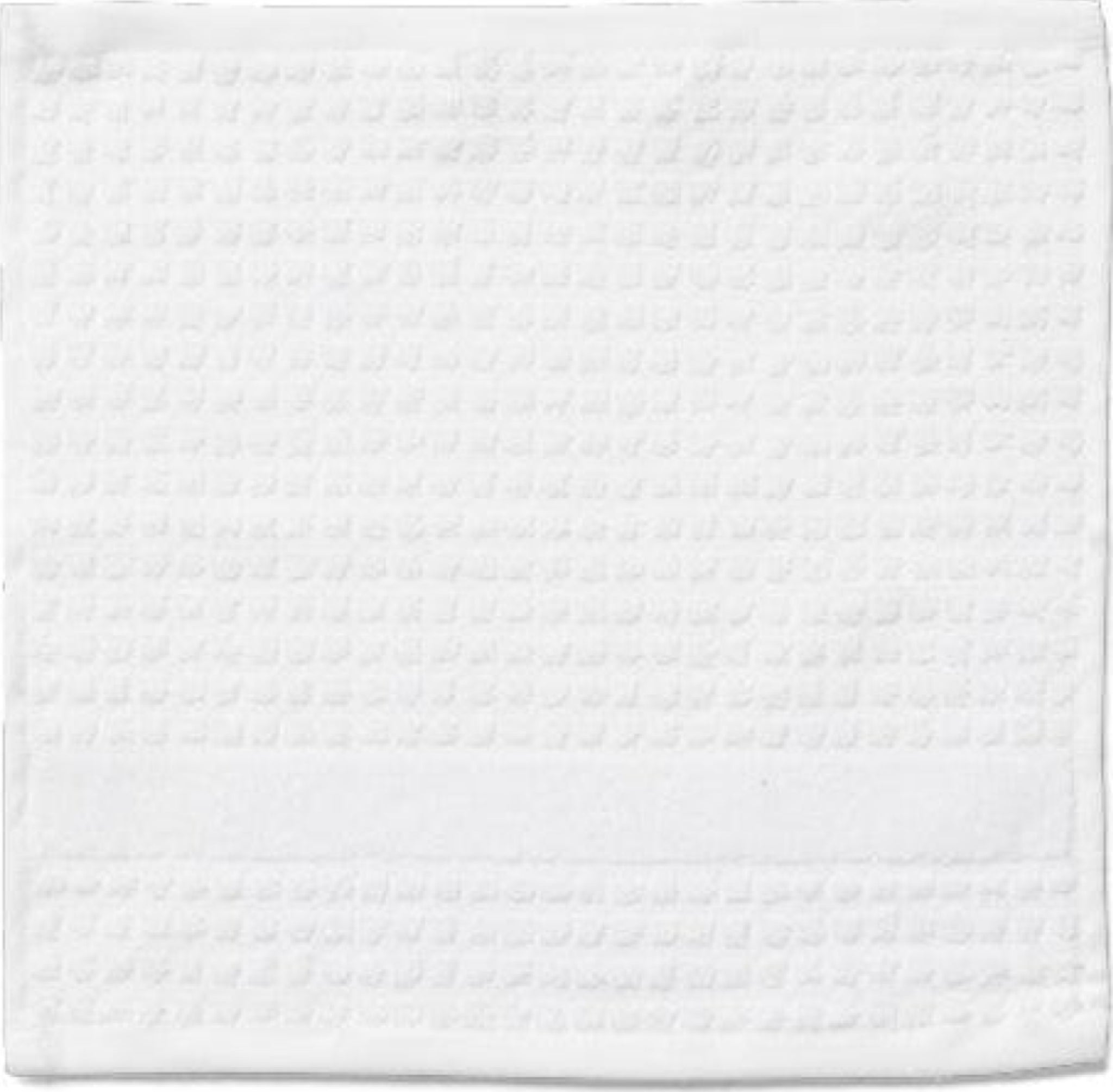 Juna Check washcloth white, 30x30 cm