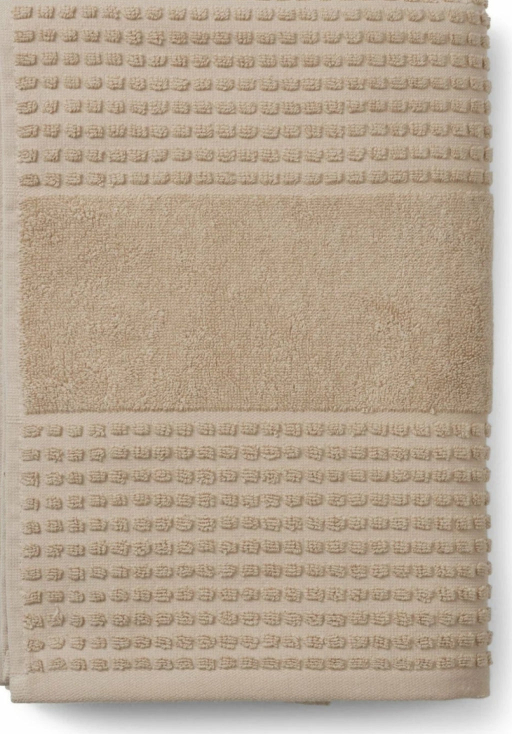 Juna Check towel 70x140 cm, sand