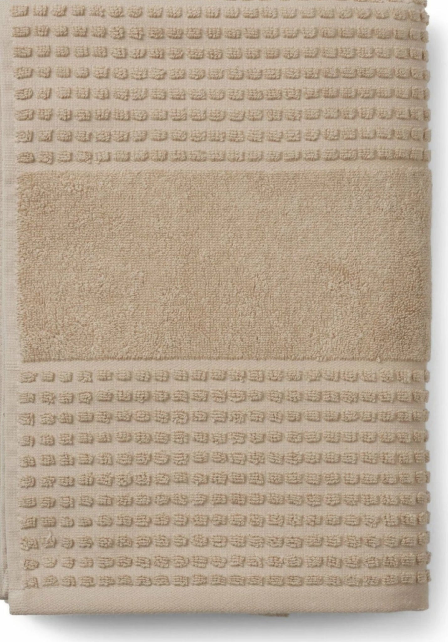 Juna Check towel 70x140 cm, sand