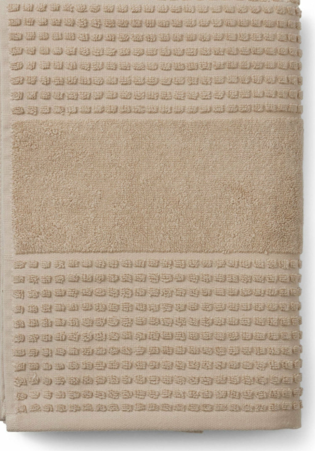 Juna Check towel 70x140 cm, sand