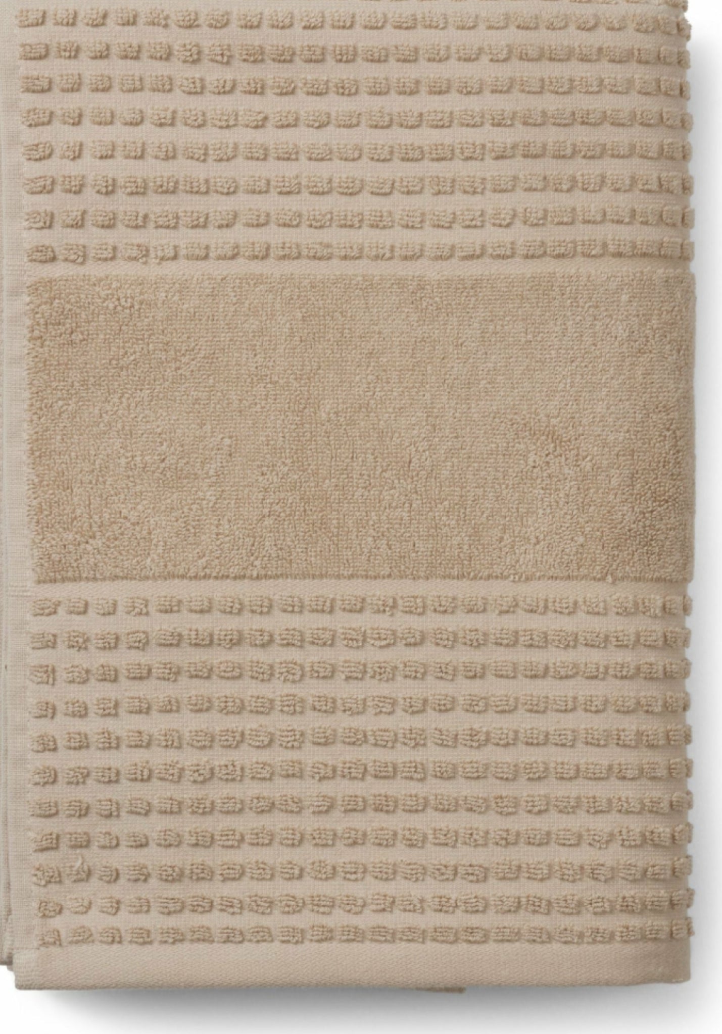 Juna Check towel 70x140 cm, sand