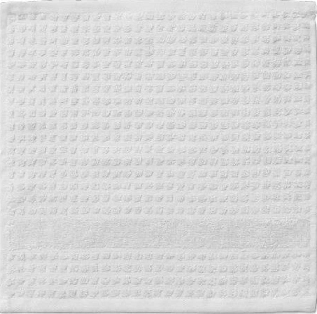 Juna Check Washcloth Light Grey, 30x30 Cm