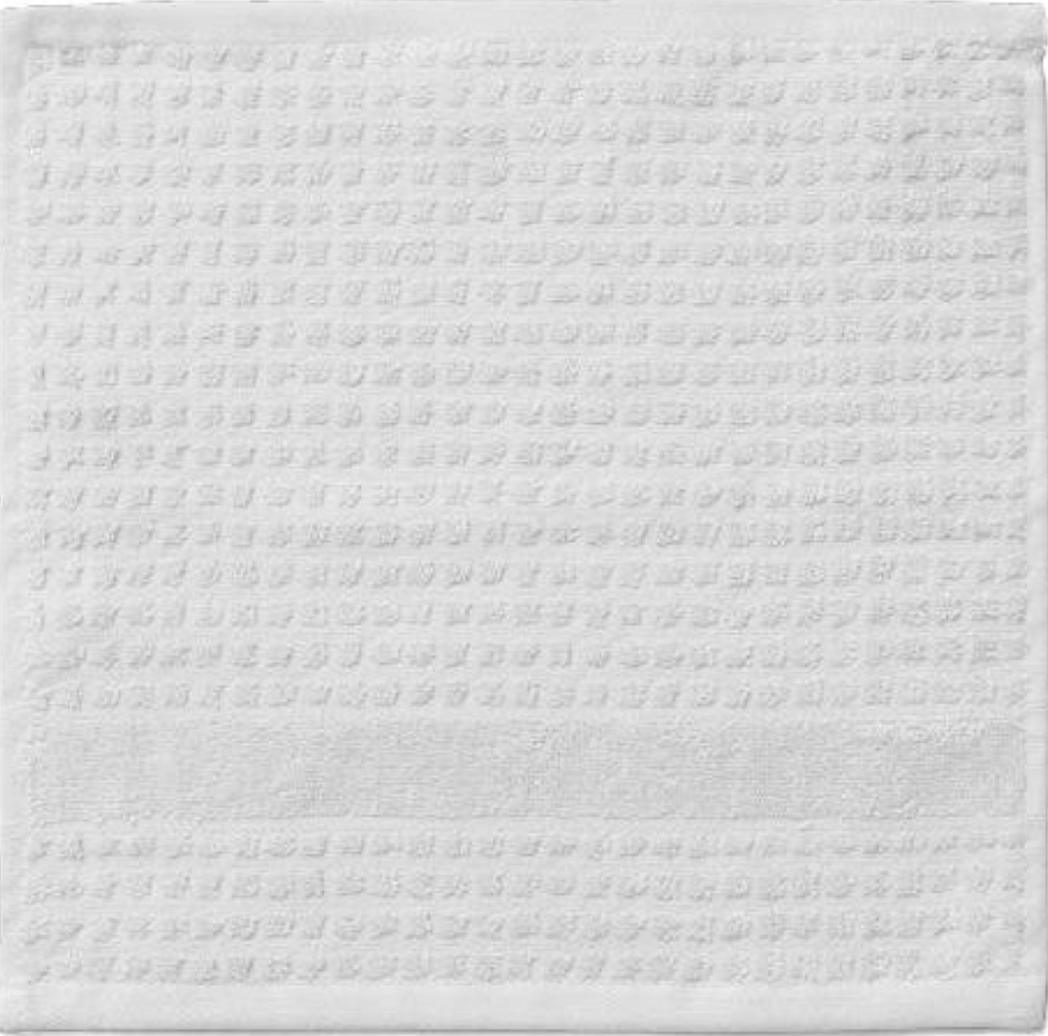 Juna Check Washcloth Light Grey, 30x30 Cm