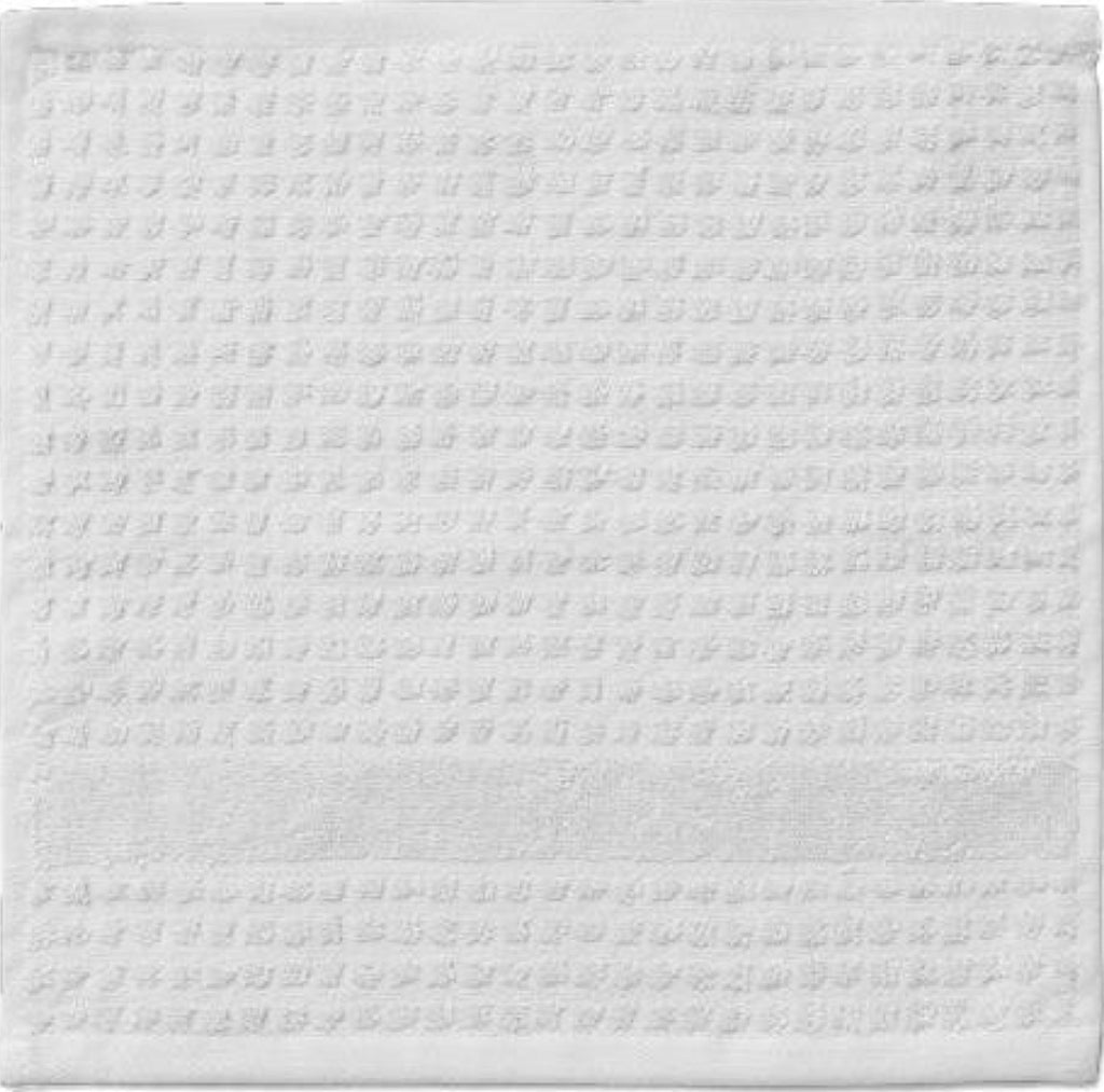 Juna Check Washcloth Light Grey, 30x30 Cm