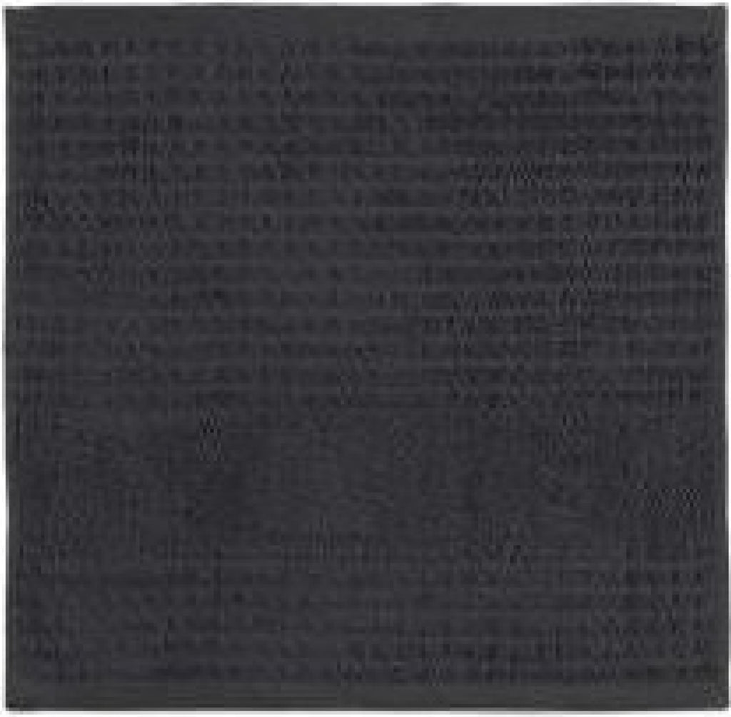 Juna Check washcloth dark grey, 30x30 cm