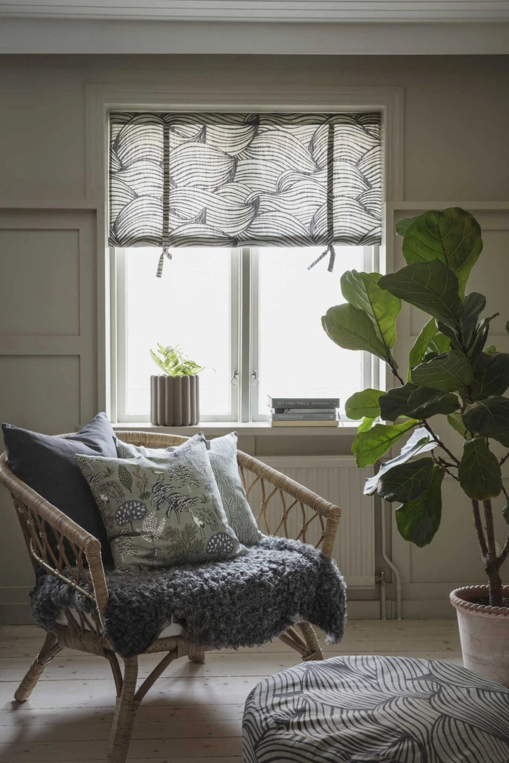 Spira Wave 60 Cushion Cover, Grey