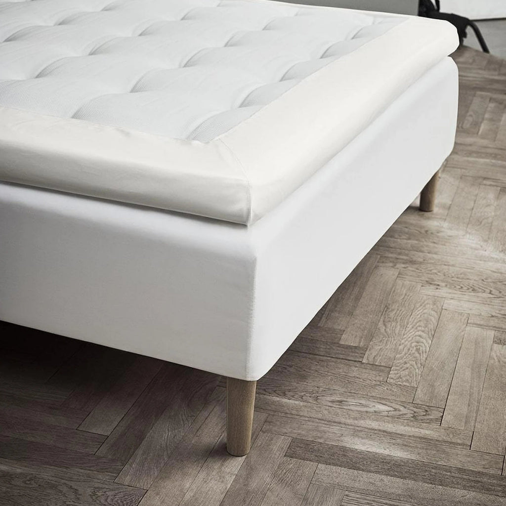 Juna Percale Box-Sheet Grey, 90x30x210 cm