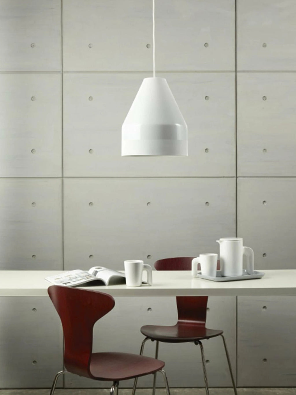 Dyberg Larsen Crayon Pendant 35X30 cm, white