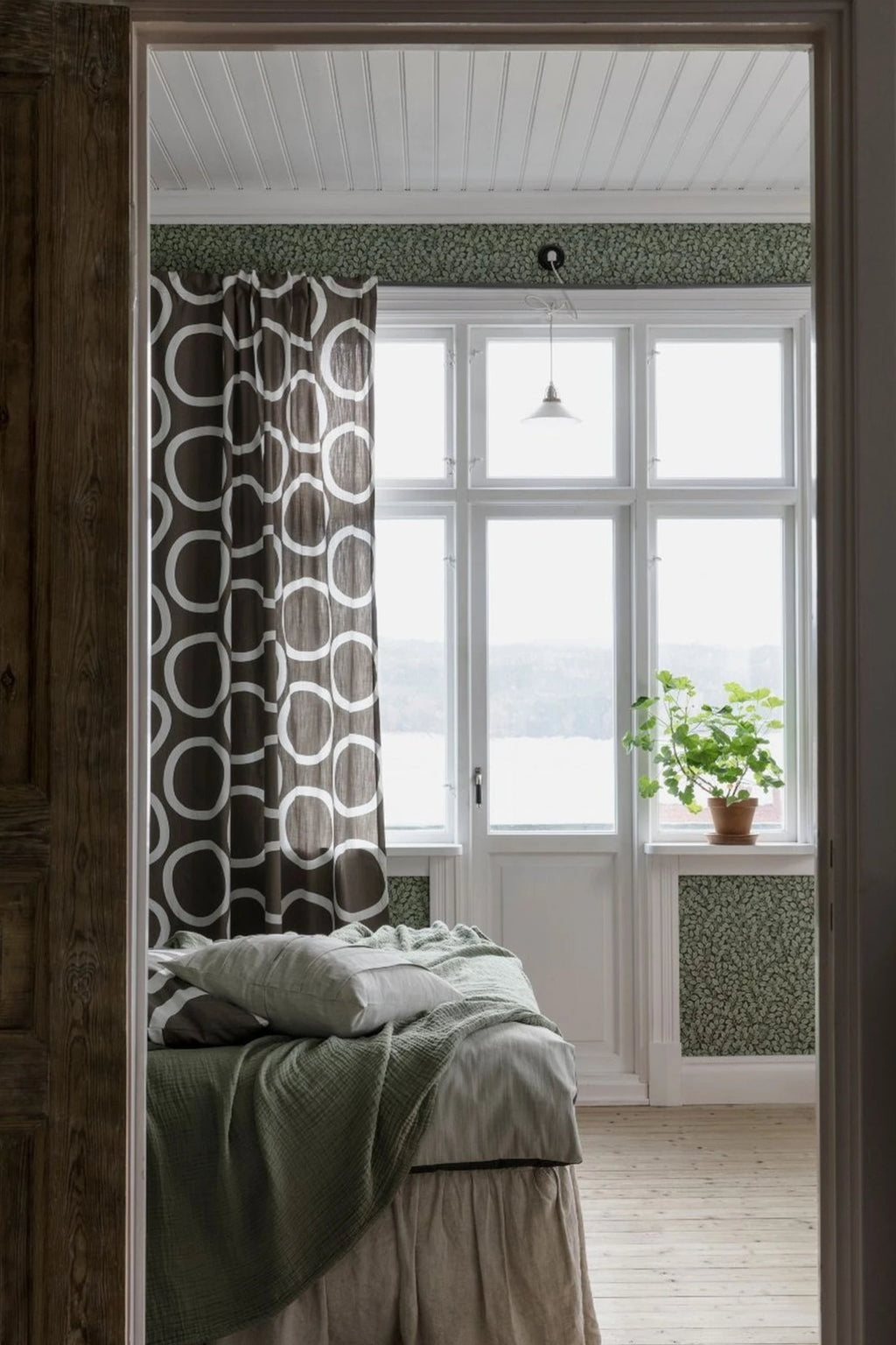 Spira Loop Curtain With Multiband, Brown