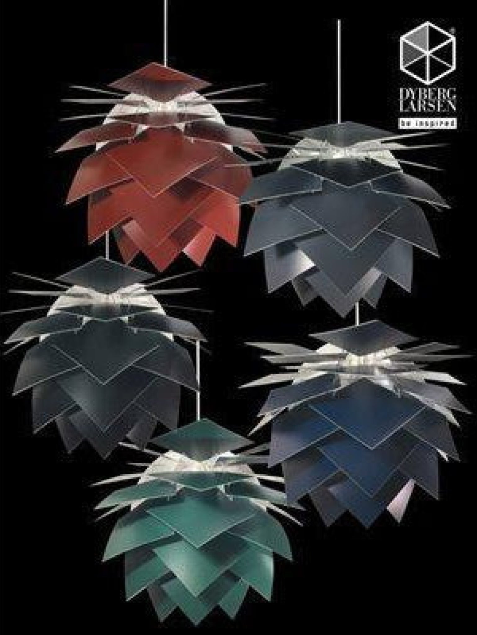 Dyberg Larsen PineApple Pendant Anthracite Grey, Ø45